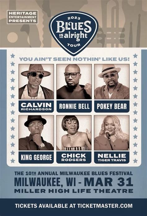 The 2023 Blues Is Alright Tour is returning to Cobb Energy Centre on April 15 for the 17 Annual ATL Blues Festival. . The blues is alright tour 2023